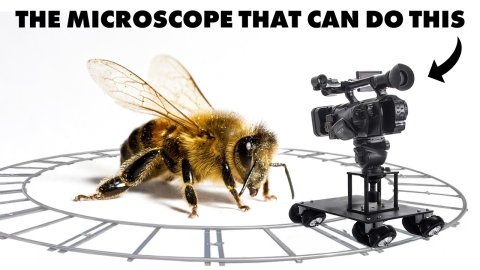 This microscope spins - and the shots are insane